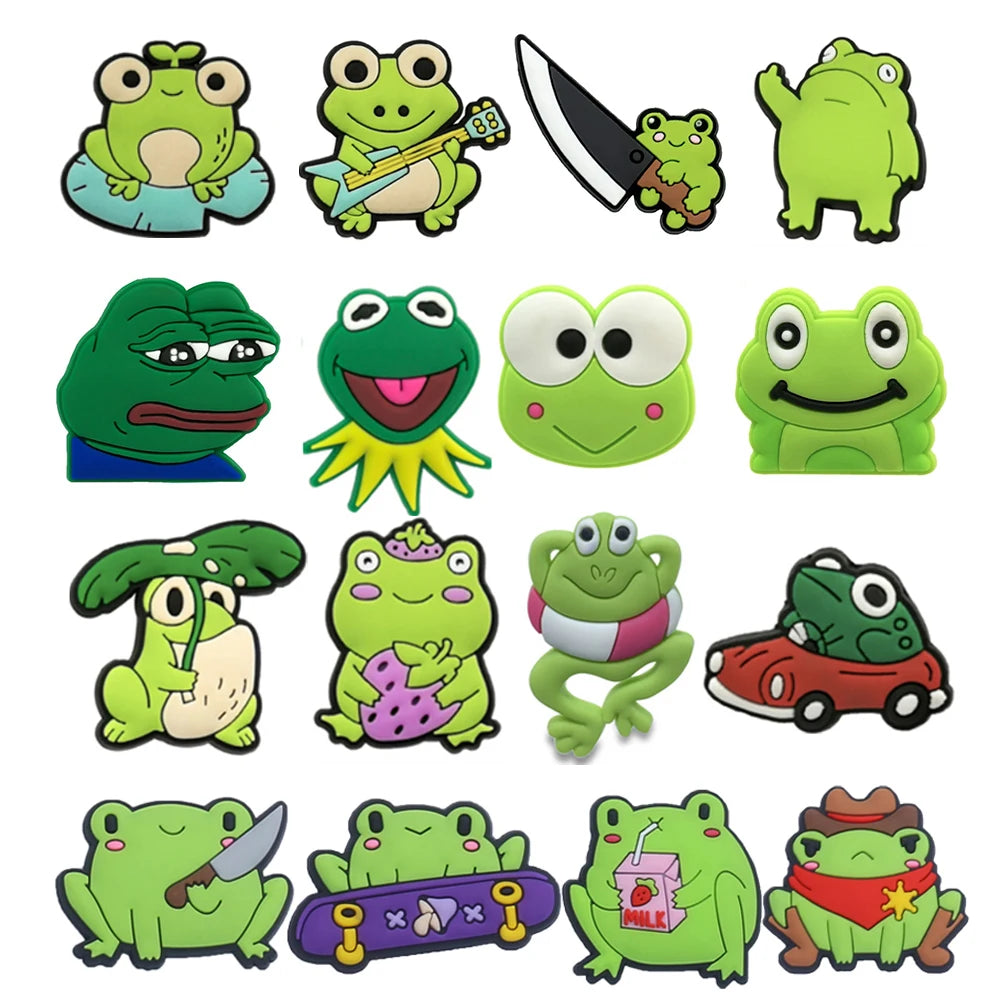 16pcs Frogs Meme Kit